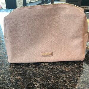 Trina Turk brand new zippered travel bag soft pink